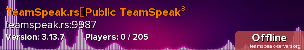 TeamSpeak.rs┃Public TeamSpeak³
