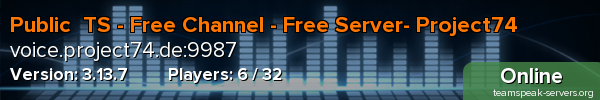 Public  TS - Free Channel - Free Server- Project74