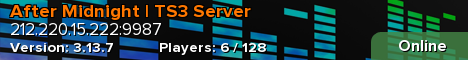 After Midnight | TS3 Server