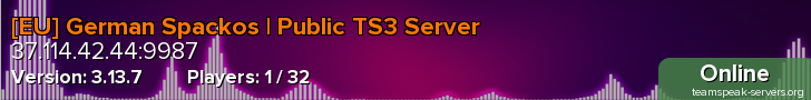 [EU] German Spackos | Public TS3 Server