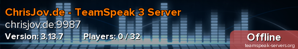 ChrisJov.de - TeamSpeak 3 Server