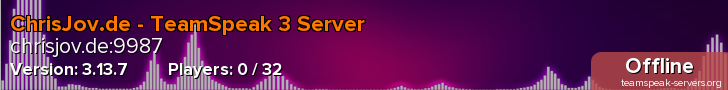 ChrisJov.de - TeamSpeak 3 Server