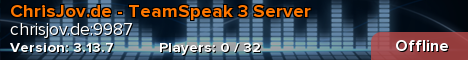 ChrisJov.de - TeamSpeak 3 Server