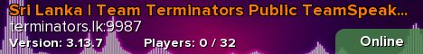 Sri Lanka | Team Terminators Public TeamSpeak Server