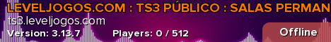 LEVELJOGOS.COM : TS3 PÚBLICO : SALAS PERMANENTES : BRASIL