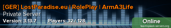 [GER] LostParadise.eu | RolePlay | ArmA3Life