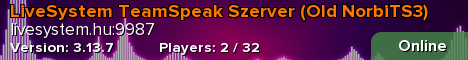 LiveSystem TeamSpeak Szerver (Old NorbiTS3)