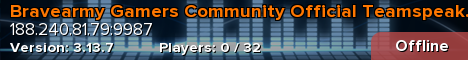 Bravearmy Gamers Community Official Teamspeak Server