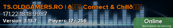 TS.OLDGAMERS.RO | 💗 Connect & Chill💙