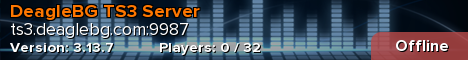 DeagleBG TS3 Server