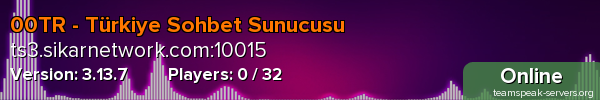 00TR - Türkiye Sohbet Sunucusu