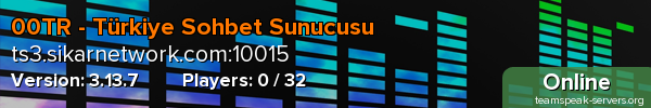 00TR - Türkiye Sohbet Sunucusu