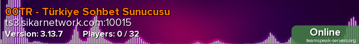 00TR - Türkiye Sohbet Sunucusu