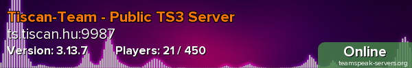 Tiscan-Team - Public TS3 Server