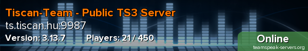 Tiscan-Team - Public TS3 Server