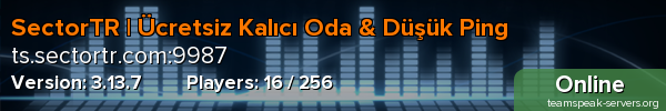 SectorTR | Ücretsiz Kalıcı Oda & Düşük Ping