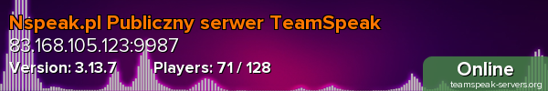 Nspeak.pl Publiczny serwer TeamSpeak