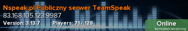 Nspeak.pl Publiczny serwer TeamSpeak