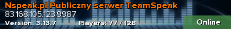 Nspeak.pl Publiczny serwer TeamSpeak