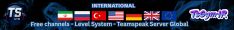 TsGym.iR┃Teamspeak Server┃Free Channels┃Internation