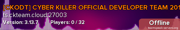 [CKODT] CYBER KILLER OFFICIAL DEVELOPER TEAM 2018-2026