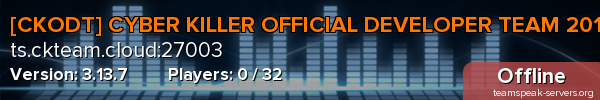 [CKODT] CYBER KILLER OFFICIAL DEVELOPER TEAM 2018-2026