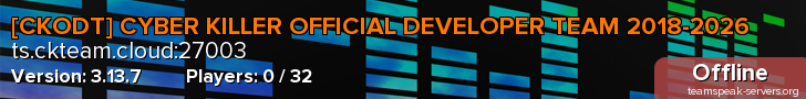 [CKODT] CYBER KILLER OFFICIAL DEVELOPER TEAM 2018-2026