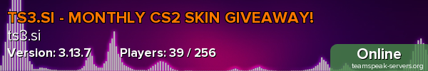 TS3.SI - MONTHLY CS2 SKIN GIVEAWAY!