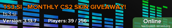 TS3.SI - MONTHLY CS2 SKIN GIVEAWAY!