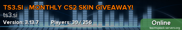 TS3.SI - MONTHLY CS2 SKIN GIVEAWAY!