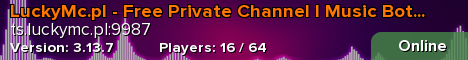 LuckyMc.pl - Free Private Channel l Music Bot l