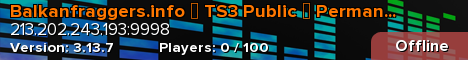Balkanfraggers.info ▪ TS3 Public ▪ Permanent Rooms