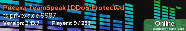 Privexa TeamSpeak | DDoS Protected