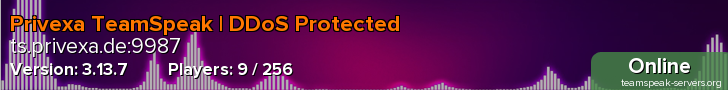 Privexa TeamSpeak | DDoS Protected