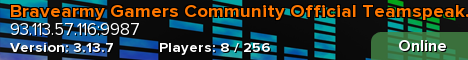 Bravearmy Gamers Community Official Teamspeak Server