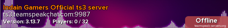 Indain Gamers Official ts3 server