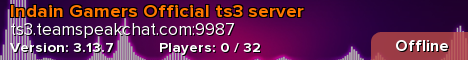 Indain Gamers Official ts3 server