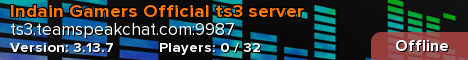 Indain Gamers Official ts3 server