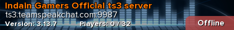 Indain Gamers Official ts3 server