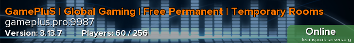 GamePluS | Global Gaming | Free Permanent | Temporary Rooms