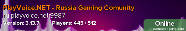 PlayVoice.NET - Russia Gaming Comunity