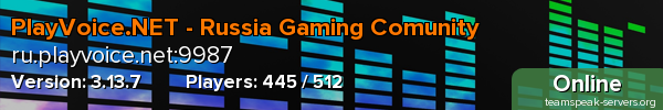 PlayVoice.NET - Russia Gaming Comunity