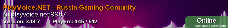 PlayVoice.NET - Russia Gaming Comunity