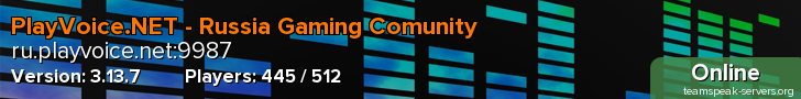 PlayVoice.NET - Russia Gaming Comunity
