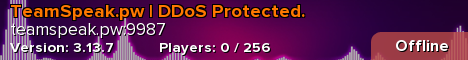 TeamSpeak.pw | DDoS Protected.