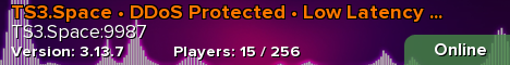 TS3.Space • DDoS Protected • Low Latency • Free Rooms