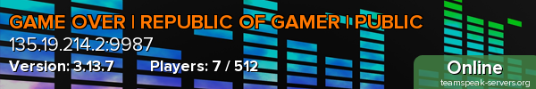 GAME OVER | REPUBLIC OF GAMER | PUBLIC