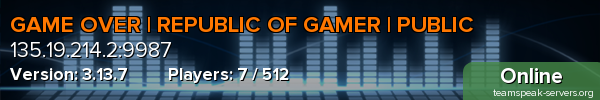 GAME OVER | REPUBLIC OF GAMER | PUBLIC