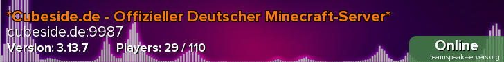*Cubeside.de - Offizieller Deutscher Minecraft-Server*